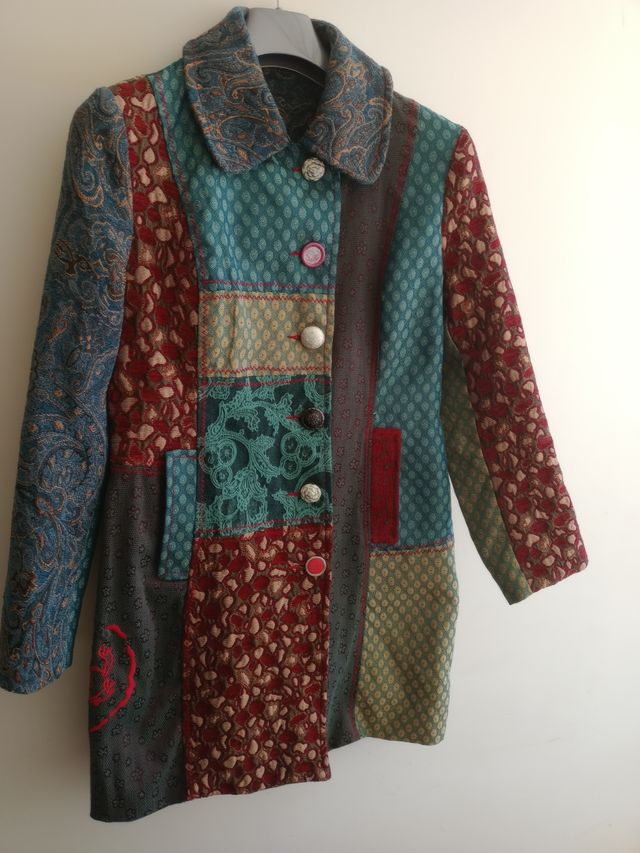 Abrigo estampado de invierno