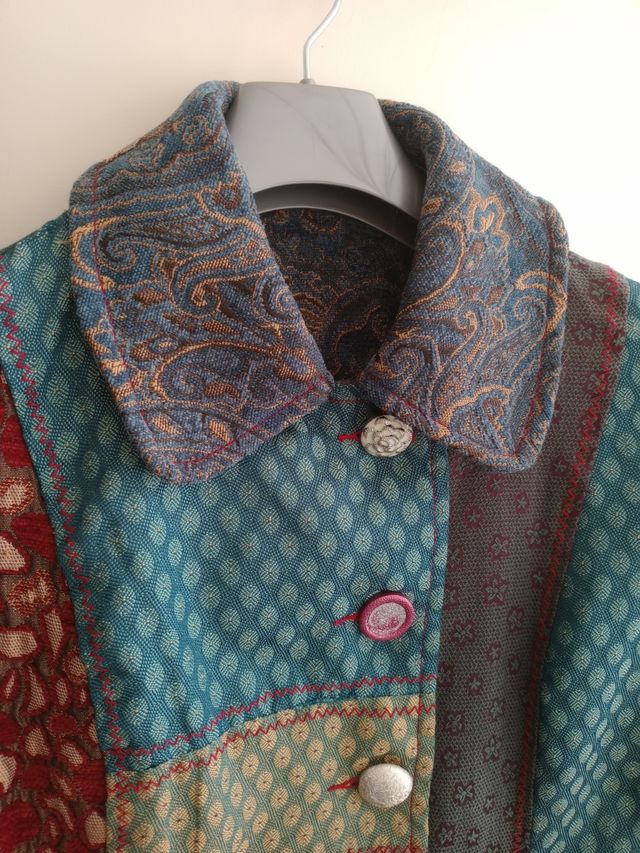 Abrigo estampado de invierno