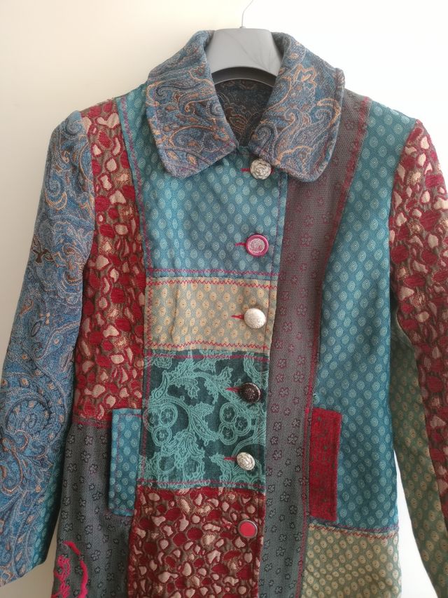 Abrigo estampado de invierno