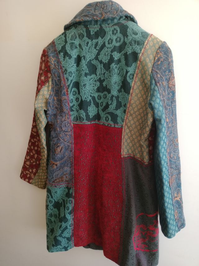 Abrigo estampado de invierno