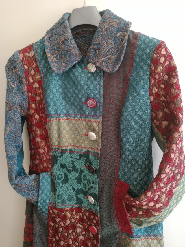 Abrigo estampado de invierno