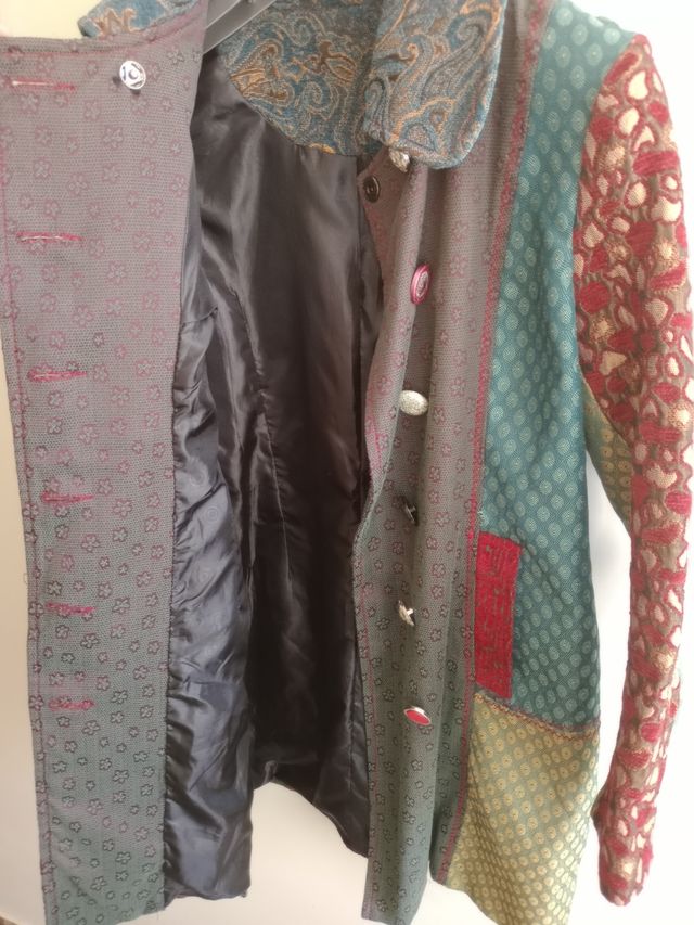 Abrigo estampado de invierno