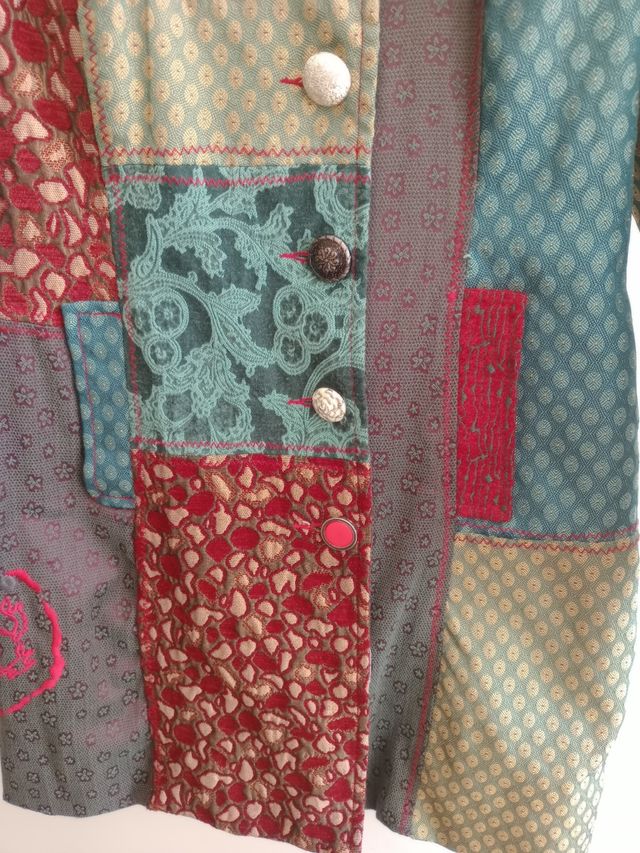 Abrigo estampado de invierno