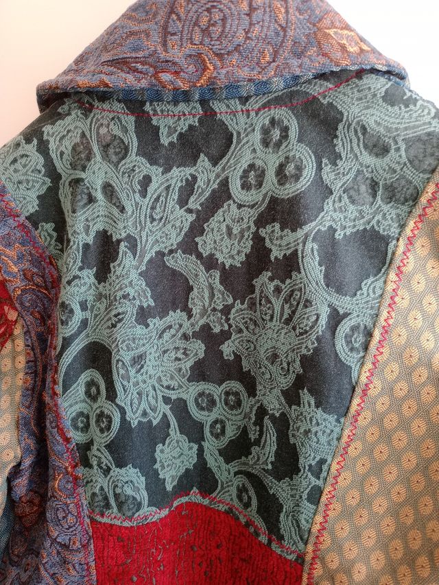 Abrigo estampado de invierno