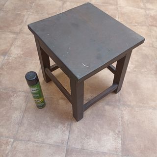 Mesa pequeña rústica madera maciza
