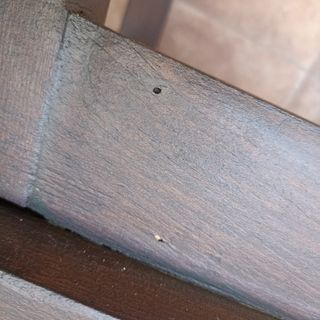 Mesa pequeña rústica madera maciza