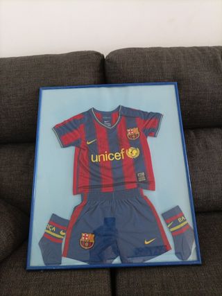 Conjunto del FCBarcelona firmado