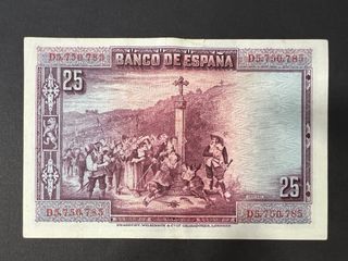 Billete 25 pesetas 1928