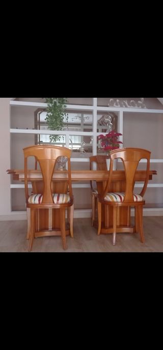 Mesa de comedor con sillas