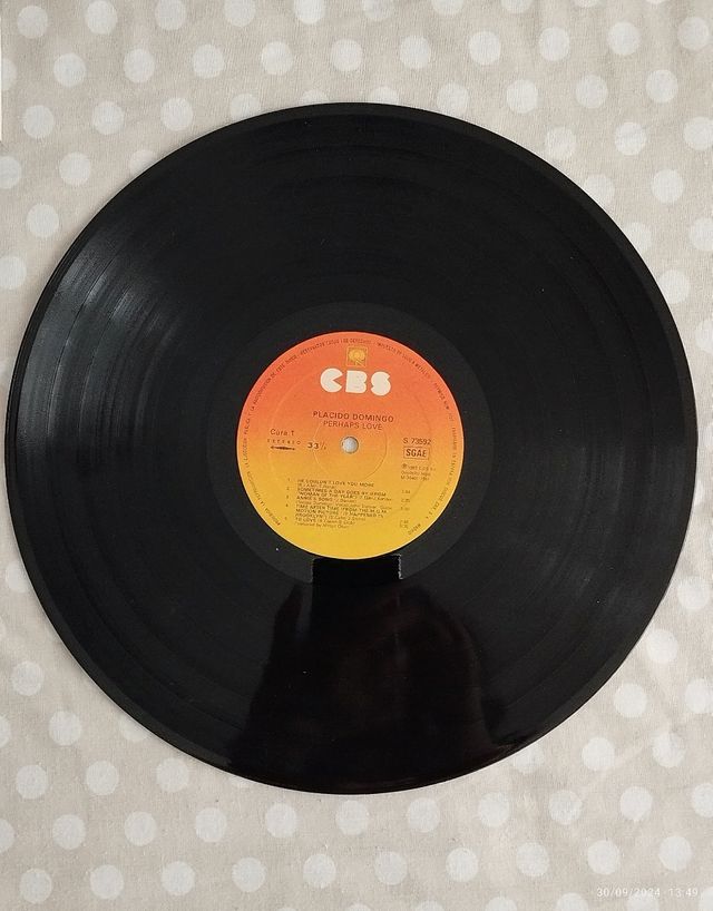 Disco vinilo de Plácido Domingo