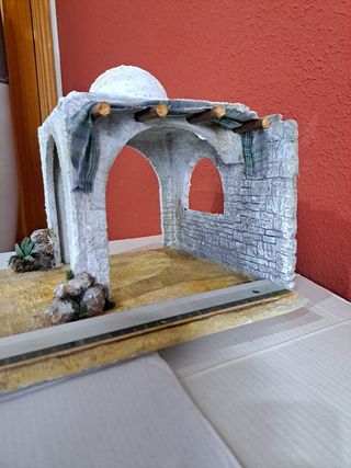 Edificación, casa para el belen
