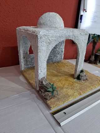 Edificación, casa para el belen