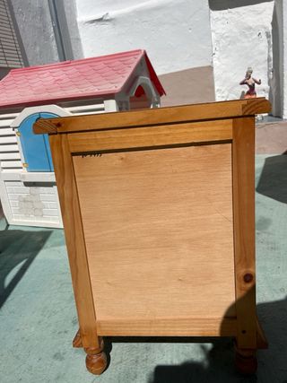 Mesita de noche madera de pino