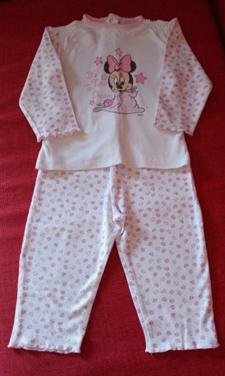Pigiama a manica lunga Minnie 18 mesi