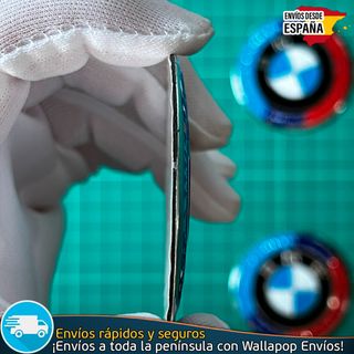 X4 Emblemas BMW 56mm M Power Pegatinas Tapacubos