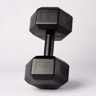 2 Mancuernas 10kg Pesa gimnasio CON DEFECTOS