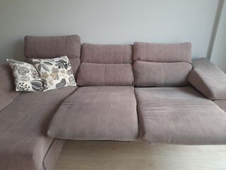 SOFÁ RELAX CON CHAISELONGUE ELECTRICO+CANAPÉ 