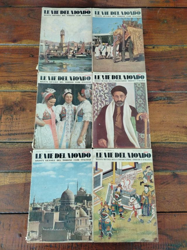 "LE VIE DEL MONDO" TOURING CLUB ITALIANO 1937