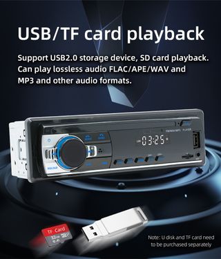 Autoradio 1DIN Bluetooth 