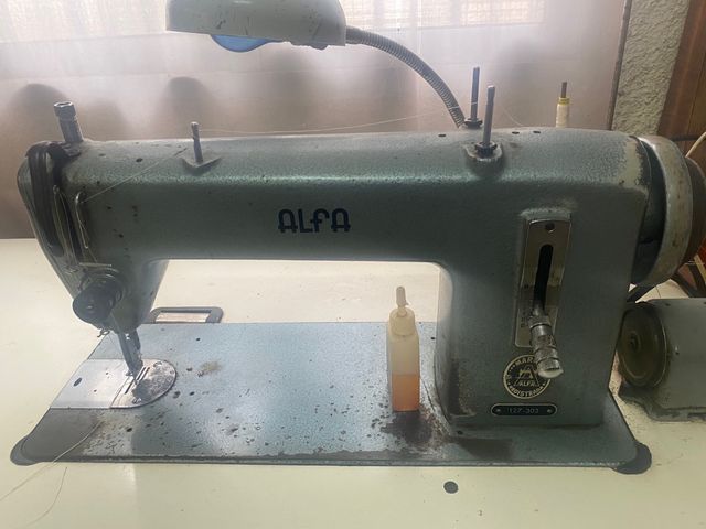 Maquina aparar para coser tira calzado