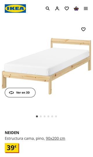 Estructura con somier NEIDEN - IKEA