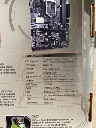 Placa Asrock H81M VG4