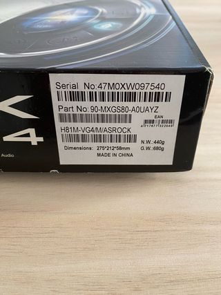 Placa Asrock H81M VG4