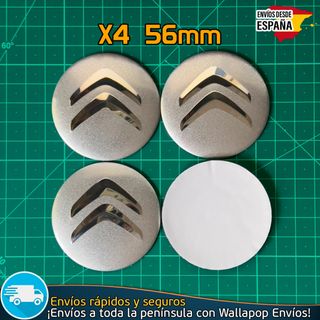 X4 Emblemas Citroen 56mm Pegatinas Tapas Tapacubos