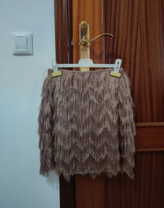 Falda de flecos