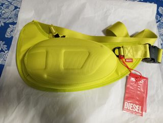 Bolso Diesel verde / amarillo flúor 