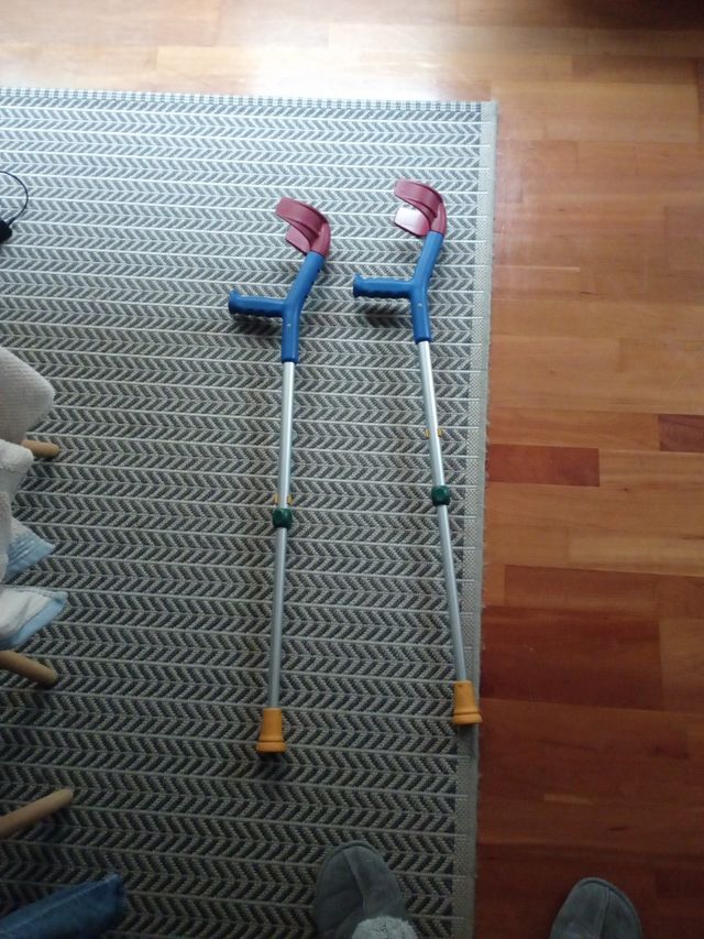 Muletas infantiles niño niña