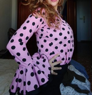 Camisa flamenco lunares