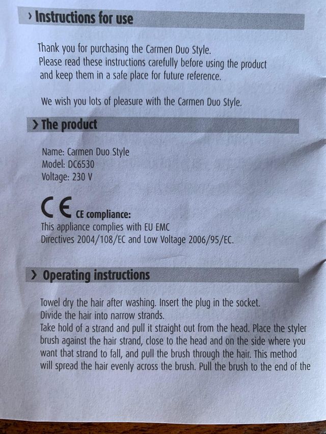 Secador de pelo de viaje nuevo