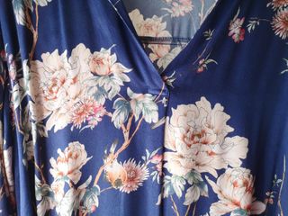 Camisa Flores Violeta Mango