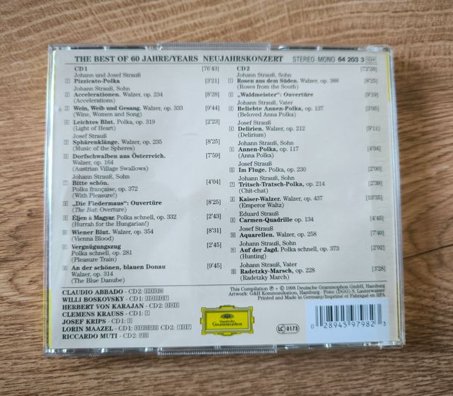 NEUJAHRSKONZERT. The best of 60 jahre / years