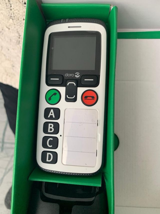 Teléfono Móvil  personas mayores Dor secure 580 