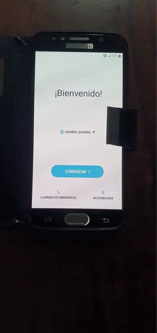 movil S6 samsung sin cargador 32 Gb con funda