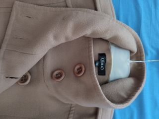 Abrigo juvenil de paño.