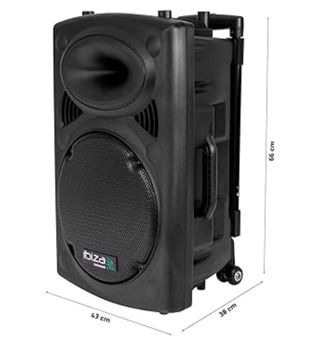 Altavoz grande portatil - Ibiza port  12"/700W