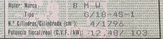 Despiece de MOTOR BMW 318is e36 M42