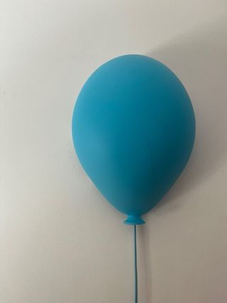 Lampara Globo ikea Azul 