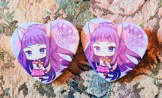 Tokyo Mew Mew Badges / Spille Mew Zakuro