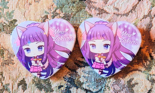 Tokyo Mew Mew Badges / Spille Mew Zakuro