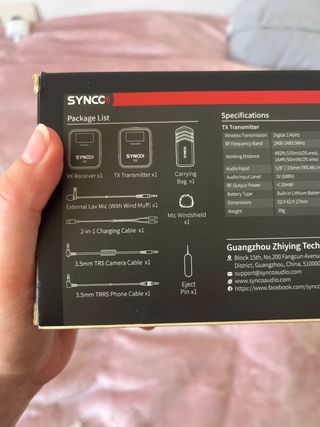 micrófonos de solapa synco G2 (A1)