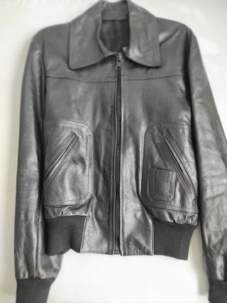 Cazadora de piel vintage