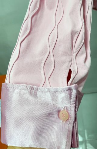 Camisa de cremallera rosa