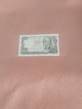 Billetes 100 pesetas 1970