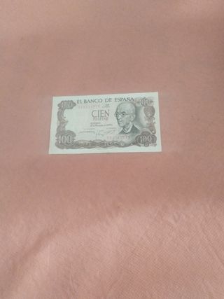 Billetes 100 pesetas 1970