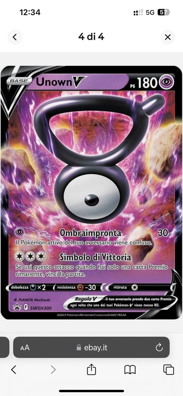 Box Pokemon Zenit Regale speciale unown e Lugia V