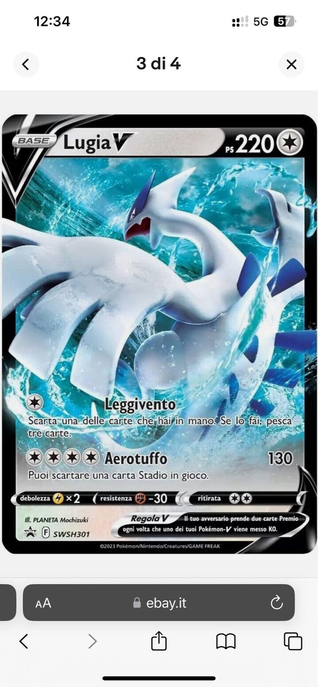 Box Pokemon Zenit Regale speciale unown e Lugia V